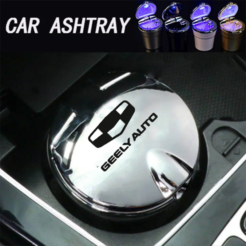 For Geely Atlas Boyue NL3 EX7 Car logo ashtray LED blue light ashtray office ashtray Soot storage tank With logo on the lid
For Geely Atlas Boyue NL3 EX7 Car logo ashtray LED blue light ashtray office ashtray Soot storage tank With logo on the lid