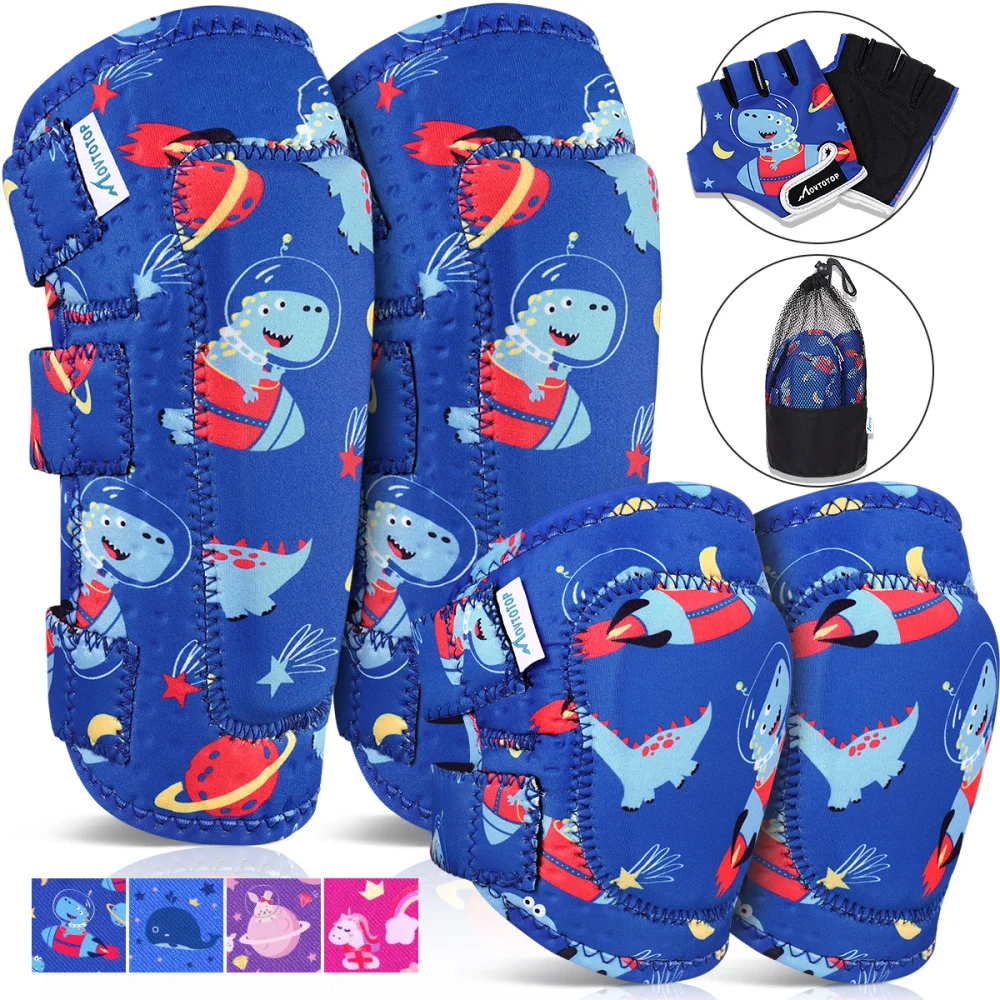 MOVTOTOP Protective Gear Set Kids Sports Gears Knee Pads Elbow Protective Pads for Riding Cycling Skateboarding Size S/M
MOVTOTOP Protective Gear Set Kids Sports Gears Knee Pads Elbow Protective Pads for Riding Cycling Skateboarding Size S/M