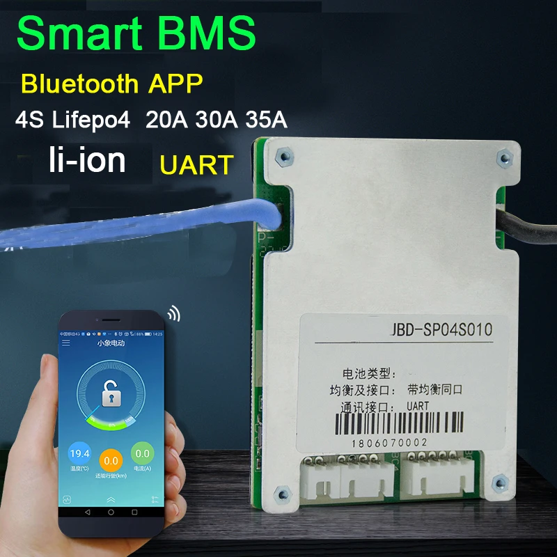 Плата для защиты литий-ионного аккумулятора smart 4S, 12 В, 35 А, 30 А, 20 А, Lifepo4, с балансировкой Liion 18650 BMS, Bluetooth, приложением 3,2 в, 3,7 в
Плата для защиты литий-ионного аккумулятора smart 4S, 12 В, 35 А, 30 А, 20 А, Lifepo4, с балансировкой Liion 18650 BMS, Bluetooth, приложением 3,2 в, 3,7 в