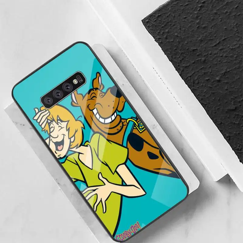 

Scooby Doo Phone Case Back Cover For Samsung Cases S20 Plus S10 NOTE 8 9 10 10PRO Tempered Glass Soft Silicone Edge