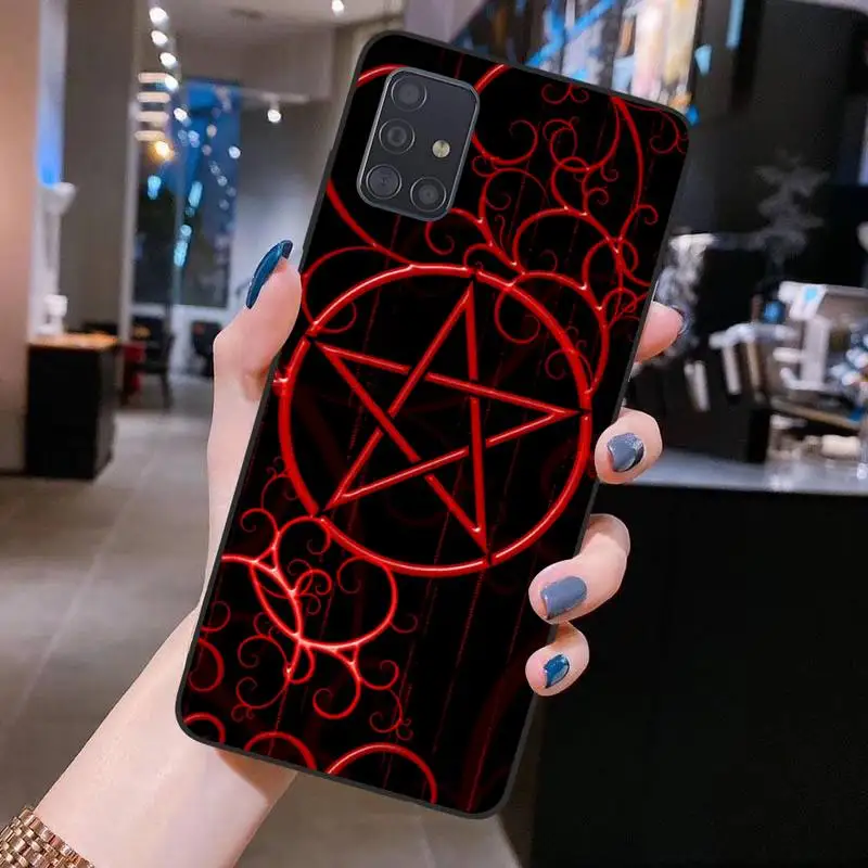 Pentagram 666 Demonic Satanic Phone Case for Samsung S20 plus Ultra S6 S7 edge S8 S9 plus S10 5G lite 2020
Pentagram 666 Demonic Satanic Phone Case for Samsung S20 plus Ultra S6 S7 edge S8 S9 plus S10 5G lite 2020