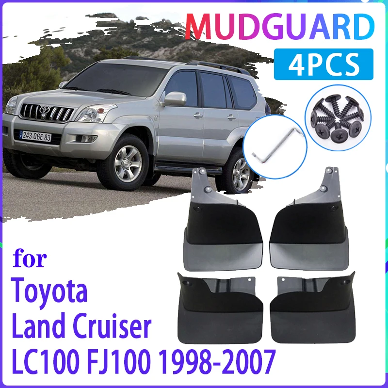 Car Mud Flaps for Toyota Land Cruiser LC100 FJ100 1998~2007 2001 2002 Mudguard Splash Guard Fender Mudflaps Auto Accessories
Car Mud Flaps for Toyota Land Cruiser LC100 FJ100 1998~2007 2001 2002 Mudguard Splash Guard Fender Mudflaps Auto Accessories