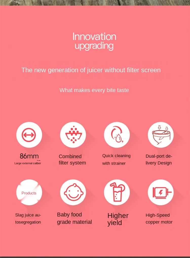 220V juicer multi-function household juice separating juice
220V juicer multi-function household juice separating juice