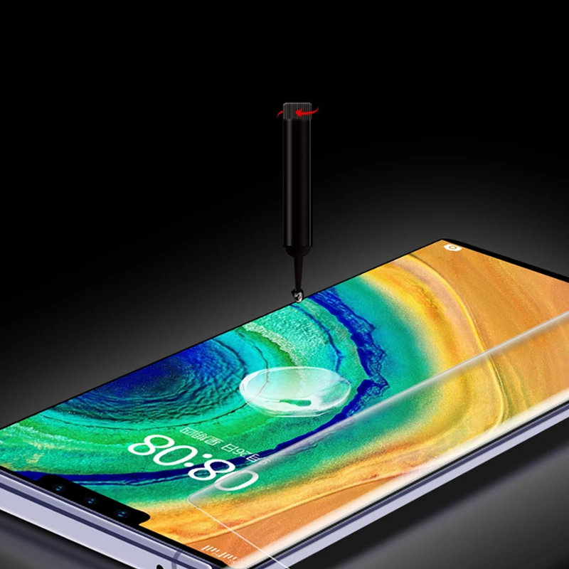Жидкий клей для УФ-лампы 100 шт. Samsung Galaxy S8 S9 S10 Plus Note 10 9 8 клеевое стекло Mi CC9 Pro Huawei P30