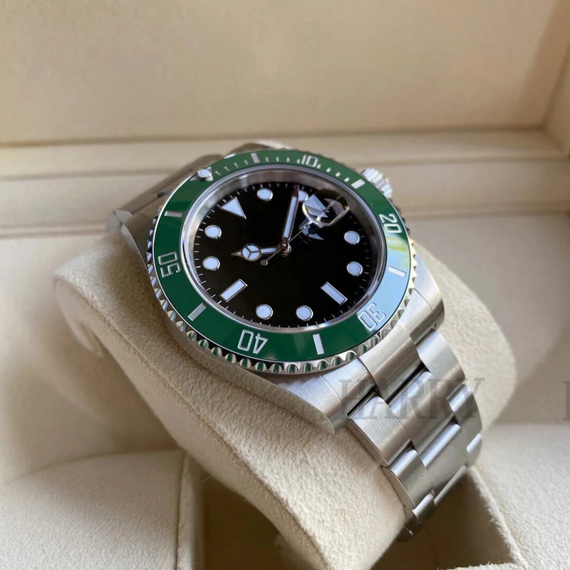 40mm Men's Mechanical Waterproof Watch 116610 Green/Black Ceramic Bezel 904L Steel 1:1 Edition Black Face Luxury Brand Watch
40mm Men's Mechanical Waterproof Watch 116610 Green/Black Ceramic Bezel 904L Steel 1:1 Edition Black Face Luxury Brand Watch
