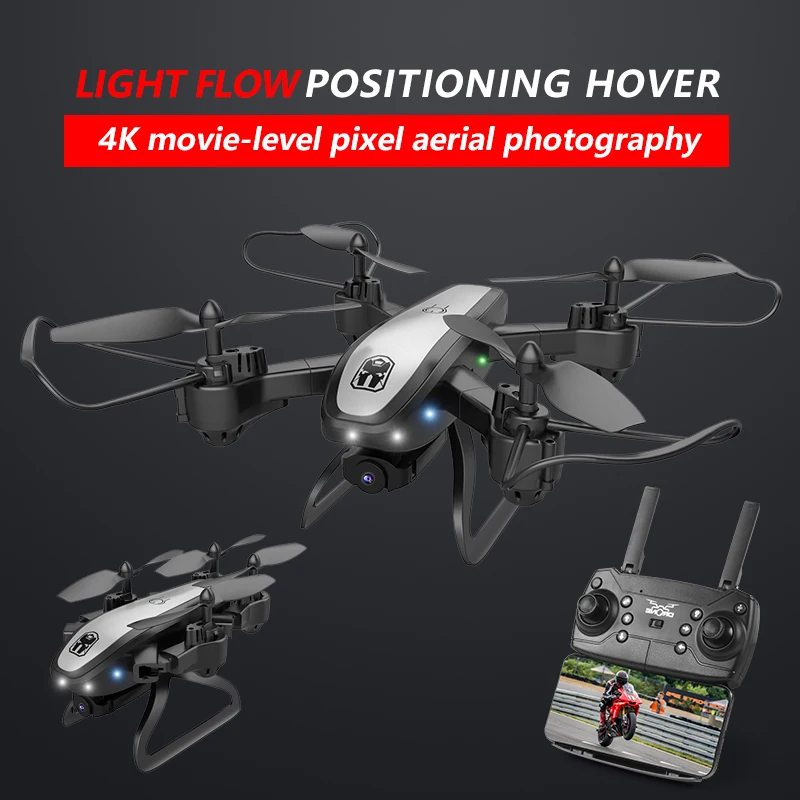 KY909 WiFi Mini Drone 4K Camera HD Photography Aircraft Selfie Quadcopter One Click Return Optical Flow RC Helicopter Kid Toy 
KY909 WiFi Mini Drone 4K Camera HD Photography Aircraft Selfie Quadcopter One Click Return Optical Flow RC Helicopter Kid Toy
