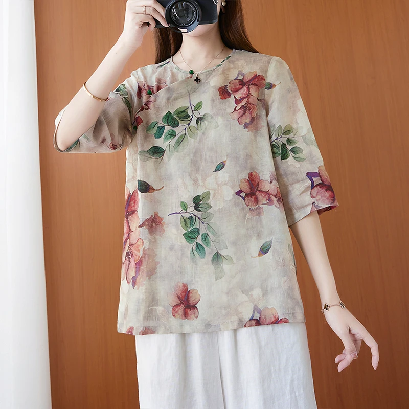 2022 chinese traditional top round neck floral printing elegant oriental vintage hanfu top classical blouse for ladies tang suit
2022 chinese traditional top round neck floral printing elegant oriental vintage hanfu top classical blouse for ladies tang suit