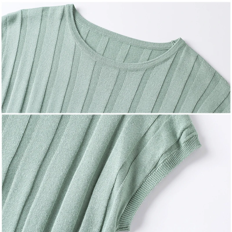 Knitted T-shirt Women Top casual Tshirts Korean Short sleeve T shirt Loose Tee shirt summer Female fashion Basic knit 2021 femme
Knitted T-shirt Women Top casual Tshirts Korean Short sleeve T shirt Loose Tee shirt summer Female fashion Basic knit 2021 femme