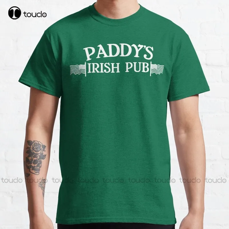 Классическая футболка New Paddy'S с ирландским пабом Its Always Sunny в Филадельфии, женская футболка унисекс
Классическая футболка New Paddy'S с ирландским пабом Its Always Sunny в Филадельфии, женская футболка унисекс
