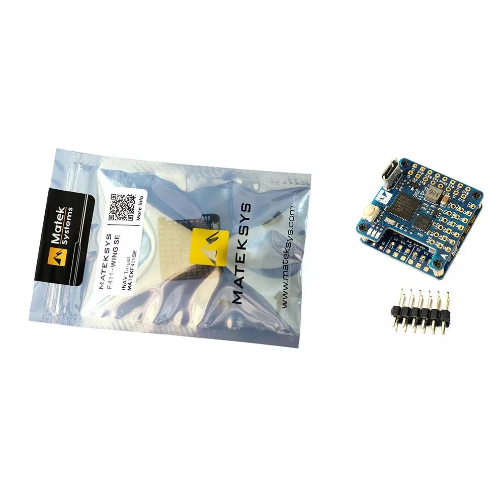 New style Matek Systems F411-WSE STM32F411CEU6 Flight Controller Built-in OSD 2-6S FC for RC Airplane Fixed Wing
New style Matek Systems F411-WSE STM32F411CEU6 Flight Controller Built-in OSD 2-6S FC for RC Airplane Fixed Wing