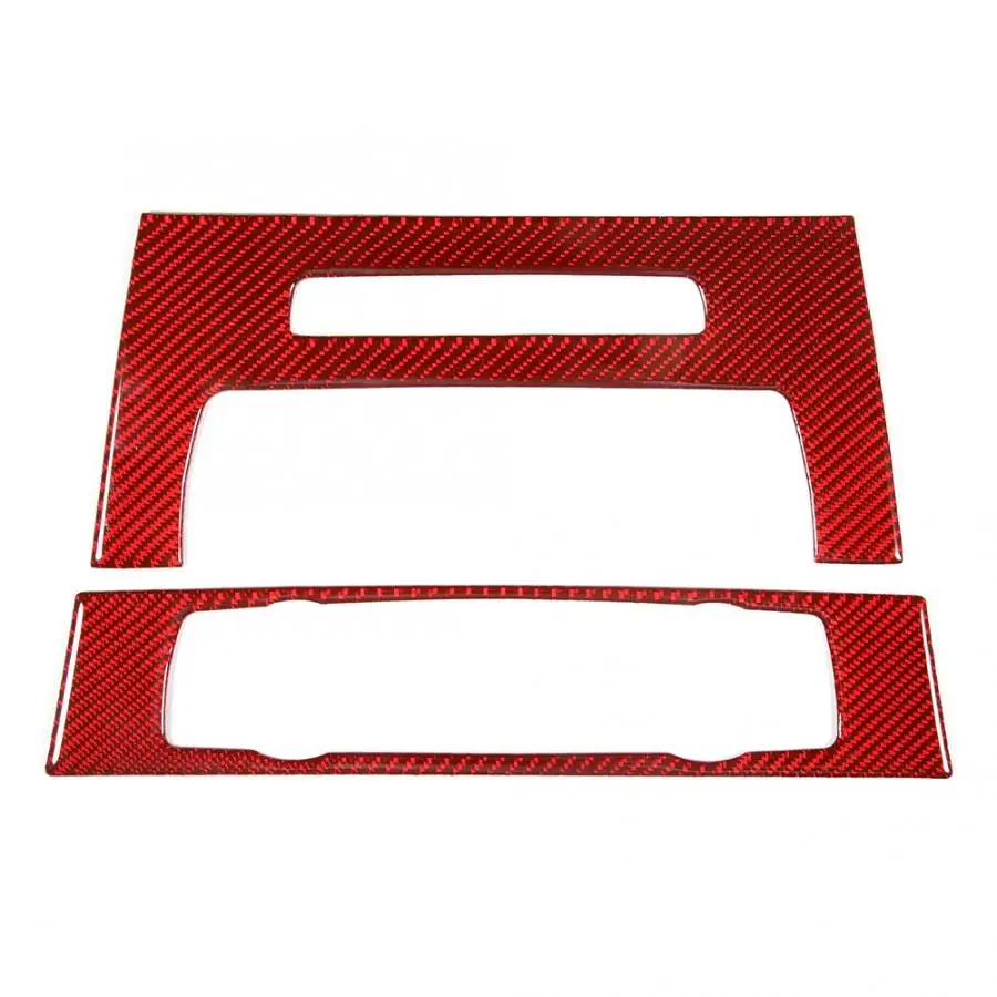 2Pcs Carbon Fiber Air Conditioner CD Panel Cover with Hole Fit for 3 Series E90 E92 2005-2012 car accessories interior
2Pcs Carbon Fiber Air Conditioner CD Panel Cover with Hole Fit for 3 Series E90 E92 2005-2012 car accessories interior