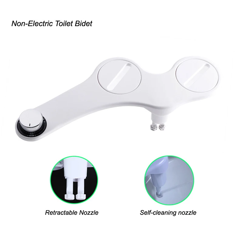 Simple Bidet Toilet Butt Washing Smart Single-cold Double-jet Toilet Cover Flushing Bidet Sparyer For Tik Tok 
Simple Bidet Toilet Butt Washing Smart Single-cold Double-jet Toilet Cover Flushing Bidet Sparyer For Tik Tok