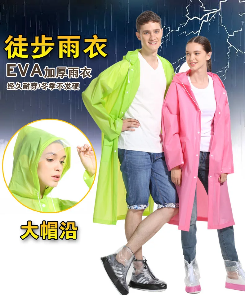 Outdoor Fashion Waterproof Raincoat Poncho Rain Protection Transparent Raincoat Hooded Cloak Capa De Chuva Rain Gear BC50RC
Outdoor Fashion Waterproof Raincoat Poncho Rain Protection Transparent Raincoat Hooded Cloak Capa De Chuva Rain Gear BC50RC