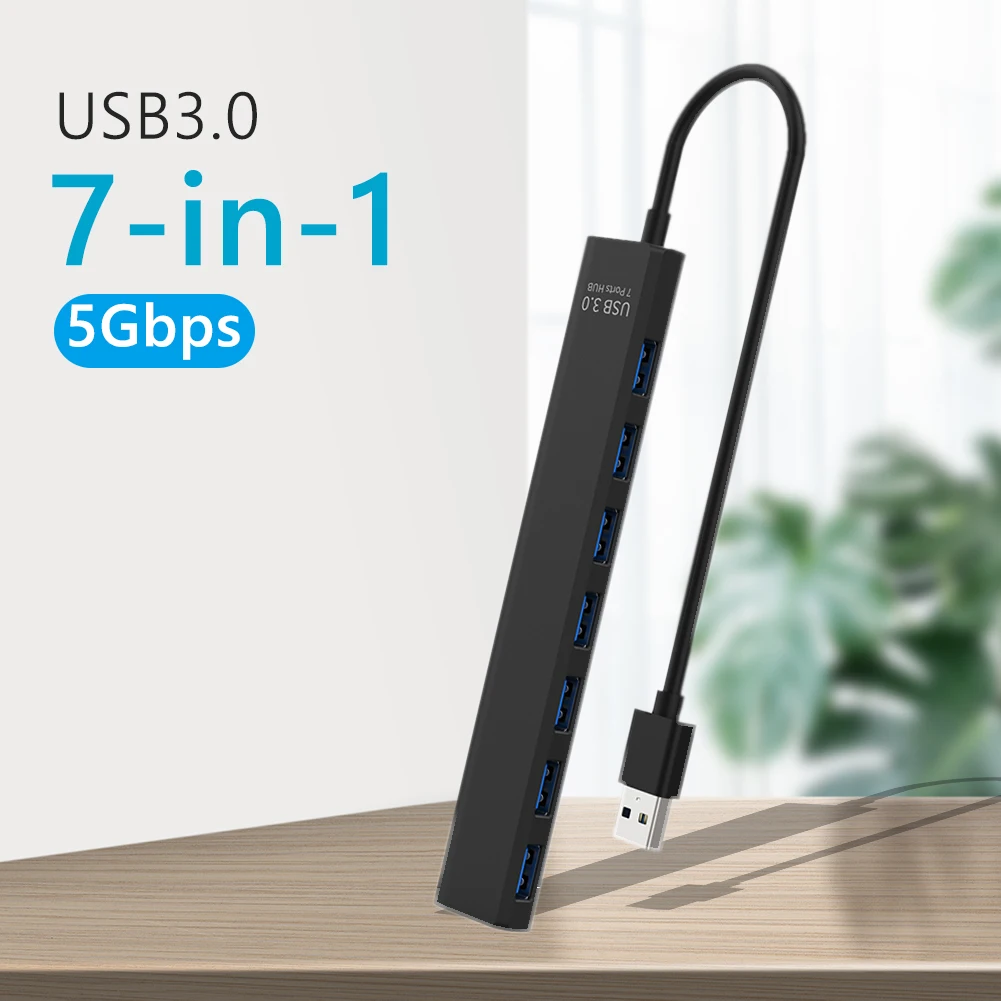USB 2.0/3.0 HUB Dock Adapter Multi USB Splitter 5Gbps 7 Ports USB Expander Port Multiple Expander 2.0 USB3 Hub with Switch
USB 2.0/3.0 HUB Dock Adapter Multi USB Splitter 5Gbps 7 Ports USB Expander Port Multiple Expander 2.0 USB3 Hub with Switch