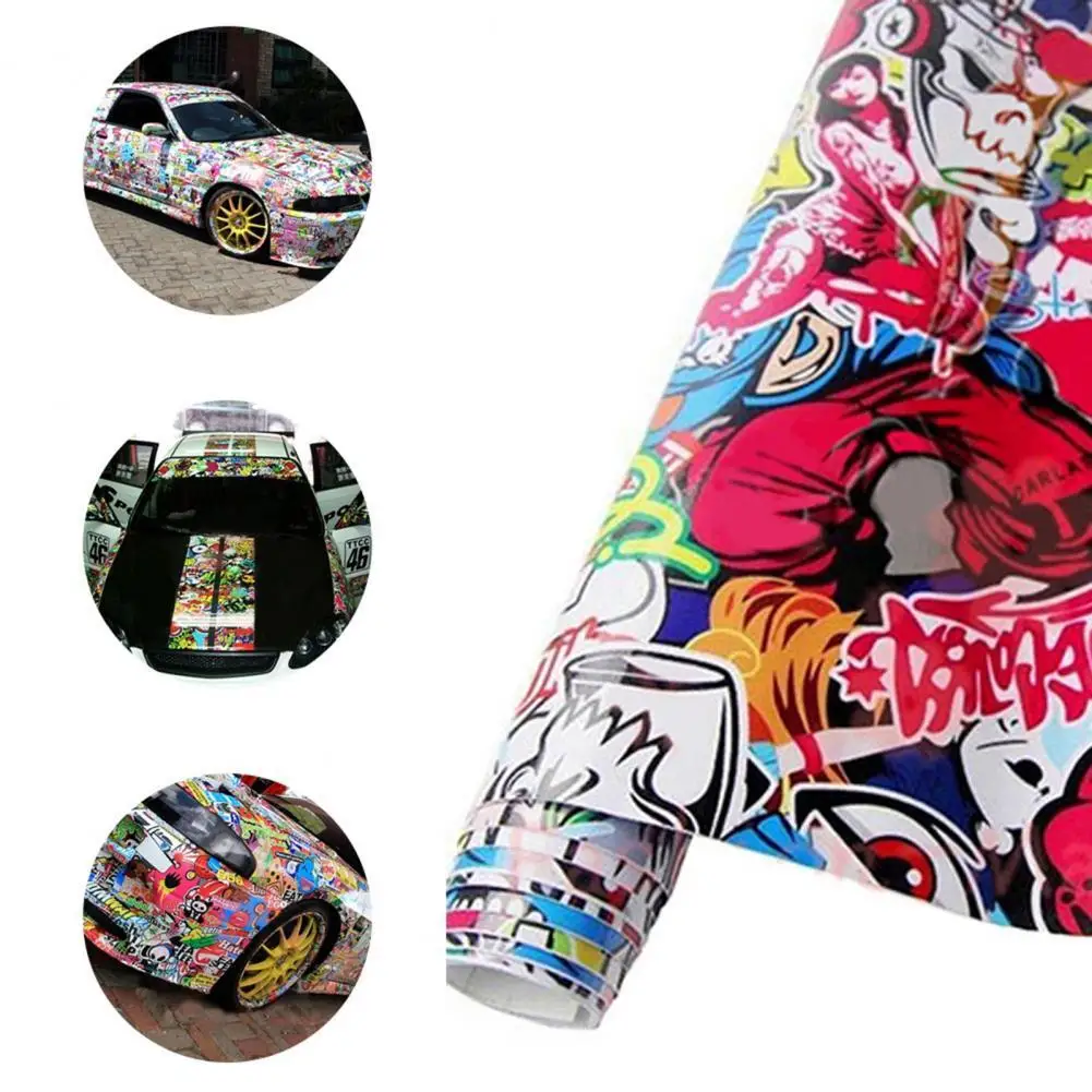 80% Hot Sell Film Sheet Self-adhesive Easily Re-positioned PVC Skateboard Cool Graffiti Stickers for Car
80% Hot Sell Film Sheet Self-adhesive Easily Re-positioned PVC Skateboard Cool Graffiti Stickers for Car