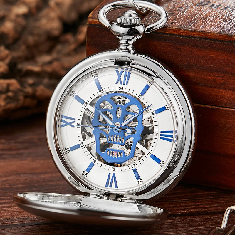 Карманные часы-скелетоны в стиле стимпанк, Череп, механические часы с ручным заводом в стиле ретро, гладкий Чехол, цепочка-брелок, ожерелье, ...
Карманные часы-скелетоны в стиле стимпанк, Череп, механические часы с ручным заводом в стиле ретро, гладкий Чехол, цепочка-брелок, ожерелье, ...