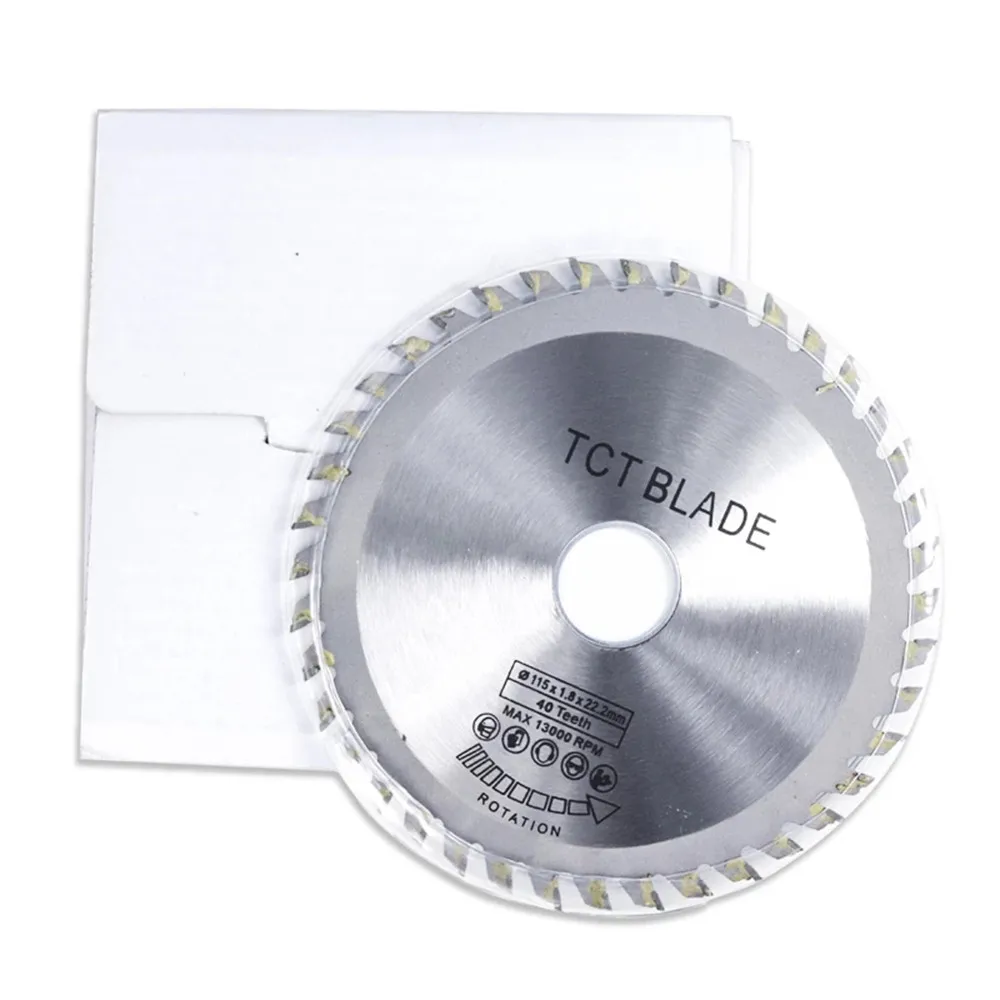 115mm Angle Grinder Saw Blades For Wood Cutting Discs Circular 40 TCT Teeth Part PVC, Acrylics And Fiberglass
115mm Angle Grinder Saw Blades For Wood Cutting Discs Circular 40 TCT Teeth Part PVC, Acrylics And Fiberglass