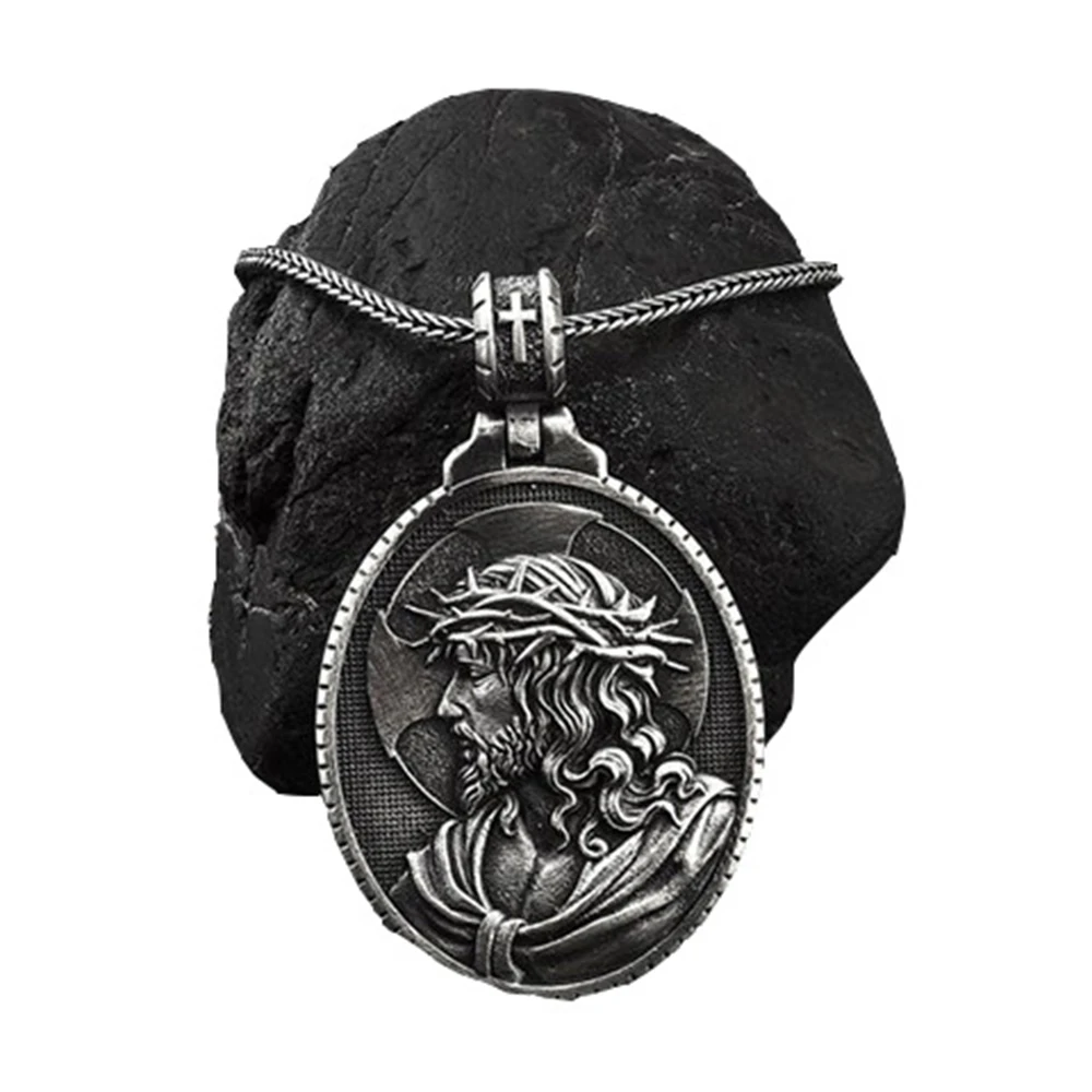 Crucifix Tag Necklace Pendant Catholic Jewelry Christianity Religion European and American Men's Hip Hop Chain Necklace
Crucifix Tag Necklace Pendant Catholic Jewelry Christianity Religion European and American Men's Hip Hop Chain Necklace