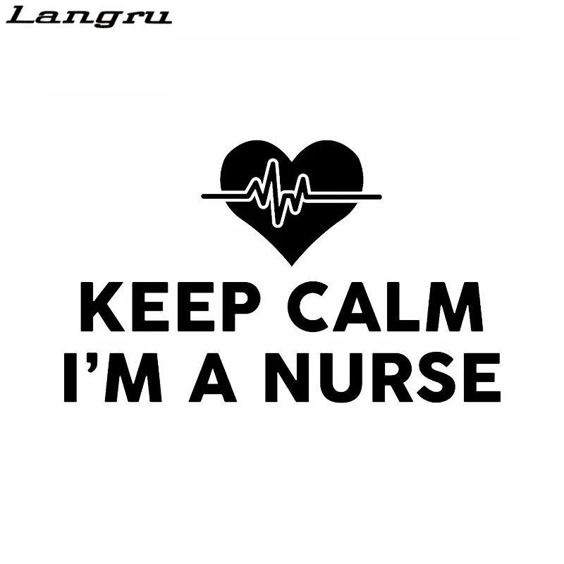 Виниловые автомобильные наклейки Langru Keep Calm I'm A медсестра сердцебиение автомобильные аксессуары Jdm 
Виниловые автомобильные наклейки Langru Keep Calm I'm A медсестра сердцебиение автомобильные аксессуары Jdm