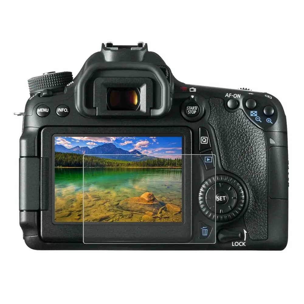2 шт. 0,3 мм Закаленное стекло Защитная пленка для экрана для Canon EOS 7D 80D 760D EOS 7D Mark II
2 шт. 0,3 мм Закаленное стекло Защитная пленка для экрана для Canon EOS 7D 80D 760D EOS 7D Mark II