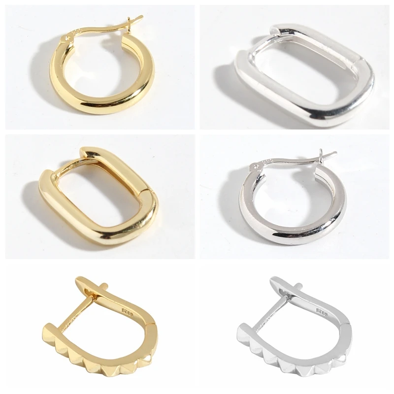 2021 Ins Minimalism Glossy Geometry Hoop Earrings for Women Girls Sterling Silver Huggie Earrings Jewelry Fashion Pendientes
2021 Ins Minimalism Glossy Geometry Hoop Earrings for Women Girls Sterling Silver Huggie Earrings Jewelry Fashion Pendientes