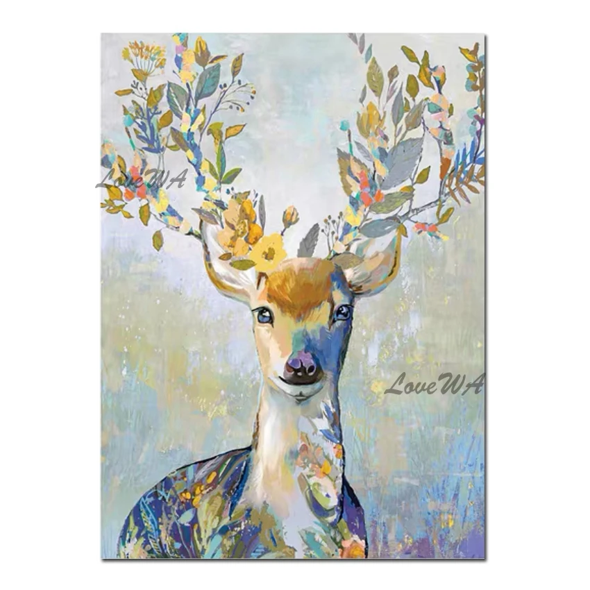 Free Shipping Deer 100% Handmade Oil Paintings On Canvas New Wall Art Pictures For Living Room Home Decoration Unframed
Free Shipping Deer 100% Handmade Oil Paintings On Canvas New Wall Art Pictures For Living Room Home Decoration Unframed
