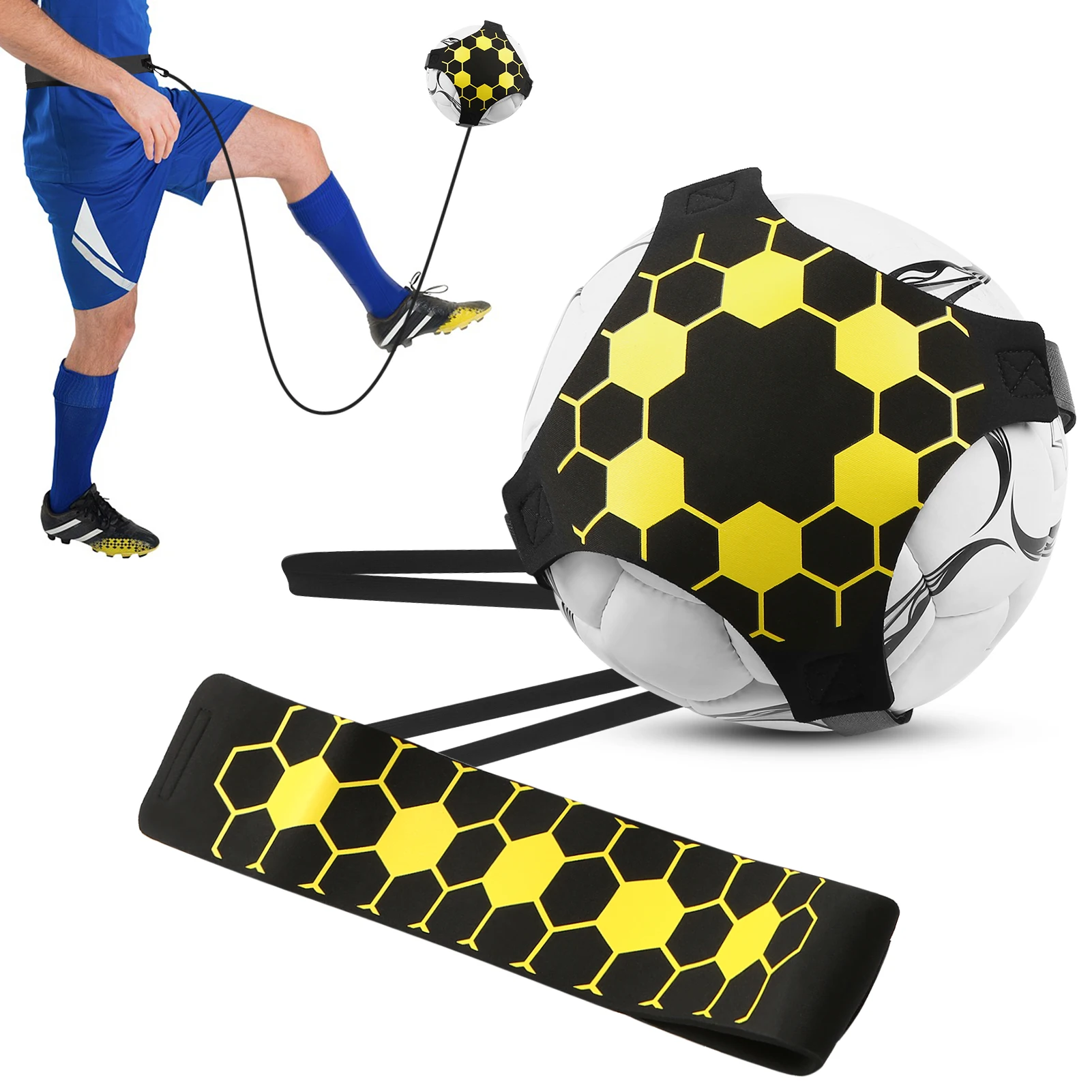 Soccer Trainer Soccer Kick Trainer Solo Practicing Soccer Training Aid with Adjustable Belt Soccer Training Equipment All Size
Soccer Trainer Soccer Kick Trainer Solo Practicing Soccer Training Aid with Adjustable Belt Soccer Training Equipment All Size
