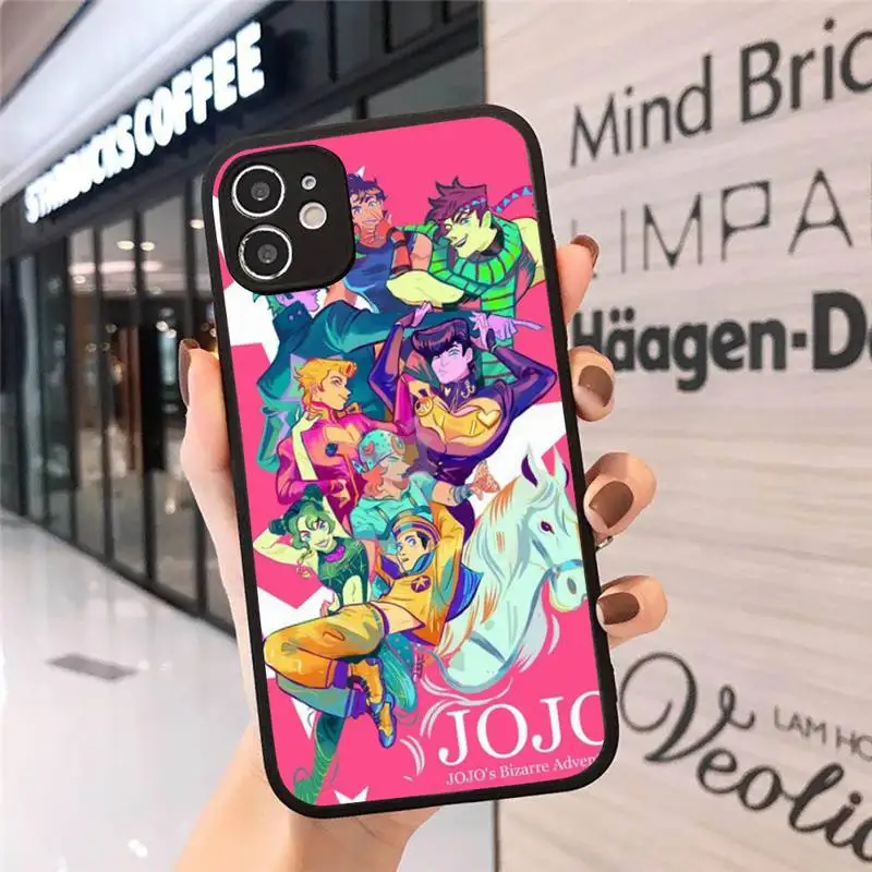 Anime JoJo Adventure Cartoon Phone Cases Matte Transparent for iPhone 7 8 11 12 s mini pro X XS XR MAX Plus cover funda
Anime JoJo Adventure Cartoon Phone Cases Matte Transparent for iPhone 7 8 11 12 s mini pro X XS XR MAX Plus cover funda