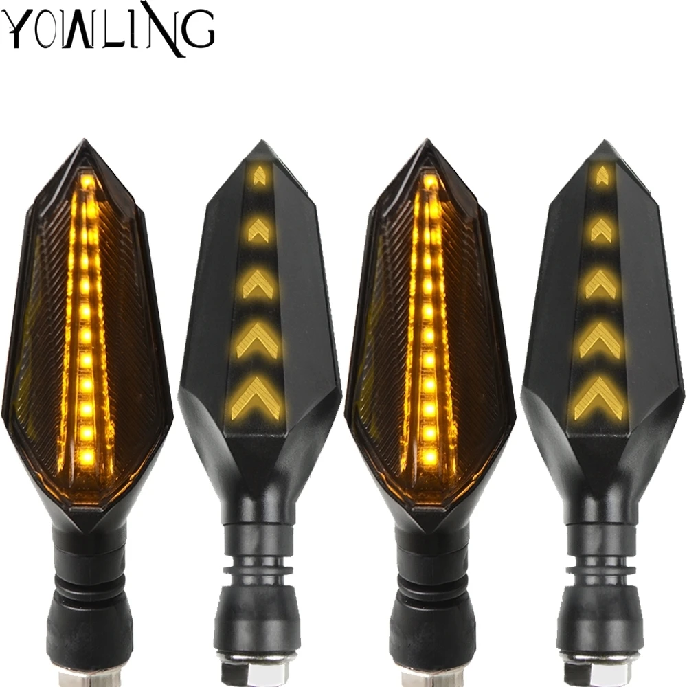 

Universal Motorcycle LED Flexible Turn Signal Indicator Amber Light for YAMAHA TMAX 530 2012-2016 500 2008-2011 T-MAX 530 SD DX