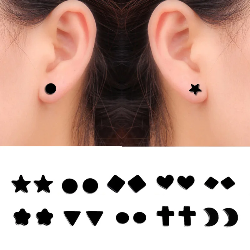 No Piercing Magnetic Stud Earing For Women Men Kid Baby Moon Square Star Heart Flower Cross Small Magnet Earring Ear Studs
No Piercing Magnetic Stud Earing For Women Men Kid Baby Moon Square Star Heart Flower Cross Small Magnet Earring Ear Studs
