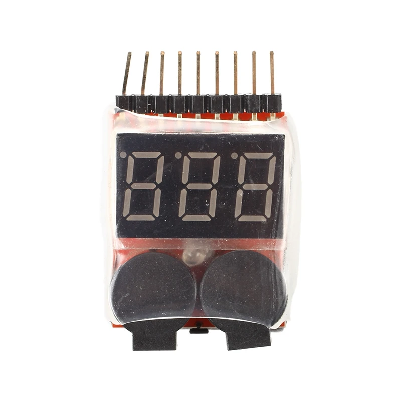 1S-8S Lipo Battery Low Voltage Tester Test VOLTMETRE test monitor Buzzer alarm indicator
1S-8S Lipo Battery Low Voltage Tester Test VOLTMETRE test monitor Buzzer alarm indicator