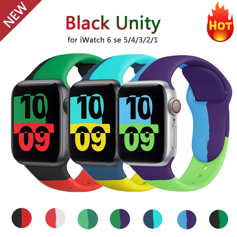 Correa de Silicona Para for Apple Watch, Banda deportiva para iWatch series 3, 4, 5, 6 se with 44mm, 40mm, 38mm and 42mm bands
Correa de Silicona Para for Apple Watch, Banda deportiva para iWatch series 3, 4, 5, 6 se with 44mm, 40mm, 38mm and 42mm bands
