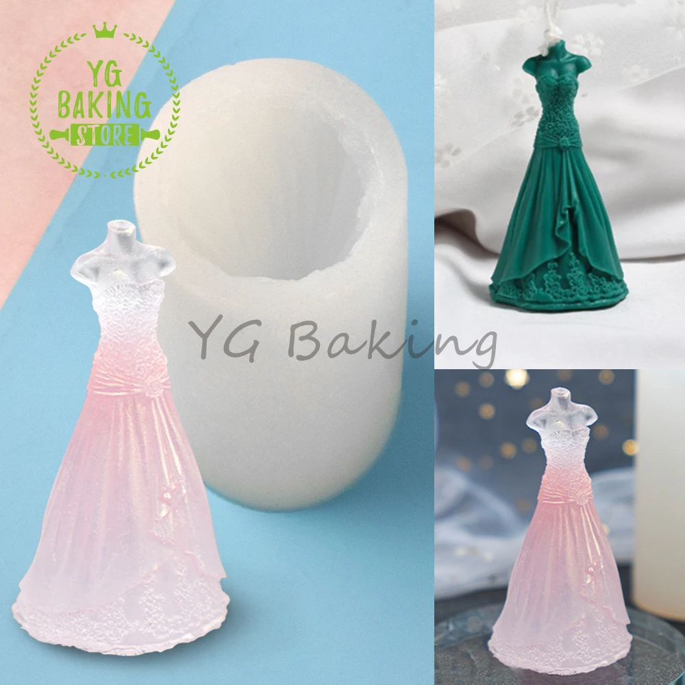 Dorica New Dress Skirt Design Silicone Mold DIY Handmade Chocolate Soap Mould Cake Decorating Tools Kitchen Supplies Bakeware
Dorica New Dress Skirt Design Silicone Mold DIY Handmade Chocolate Soap Mould Cake Decorating Tools Kitchen Supplies Bakeware