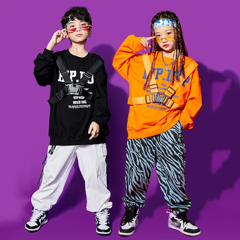 Kids Long Sleeves Sweater Long Sleeves Suit Loose Hip Hop Pants Street Dance Costume Boys Sport Casual Clothing For Girls BL7652
Kids Long Sleeves Sweater Long Sleeves Suit Loose Hip Hop Pants Street Dance Costume Boys Sport Casual Clothing For Girls BL7652