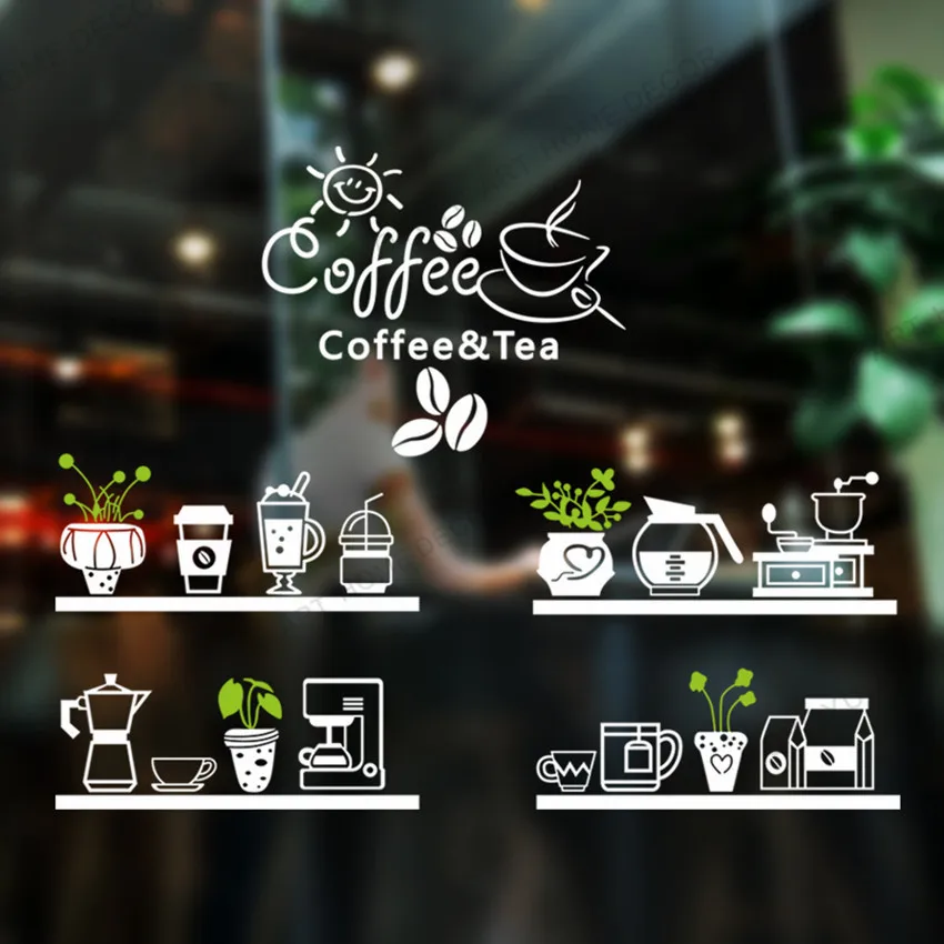 Coffee Shop Design Vinyl Wall Sticker Bean Milk tea Decal Cafe Cup Wallpaper Mural Decor Break Bread Coffee Glass Decals rb244
Coffee Shop Design Vinyl Wall Sticker Bean Milk tea Decal Cafe Cup Wallpaper Mural Decor Break Bread Coffee Glass Decals rb244