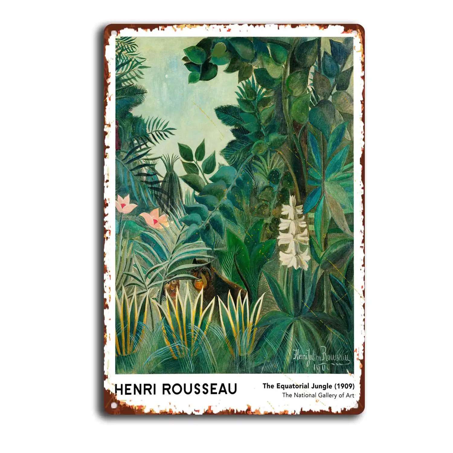 Tin Sign Henri Rousseau The Equatorial Jungle Vintage Exhibition Art Henri Rousseau Rousseau Rousseau Painting
Tin Sign Henri Rousseau The Equatorial Jungle Vintage Exhibition Art Henri Rousseau Rousseau Rousseau Painting