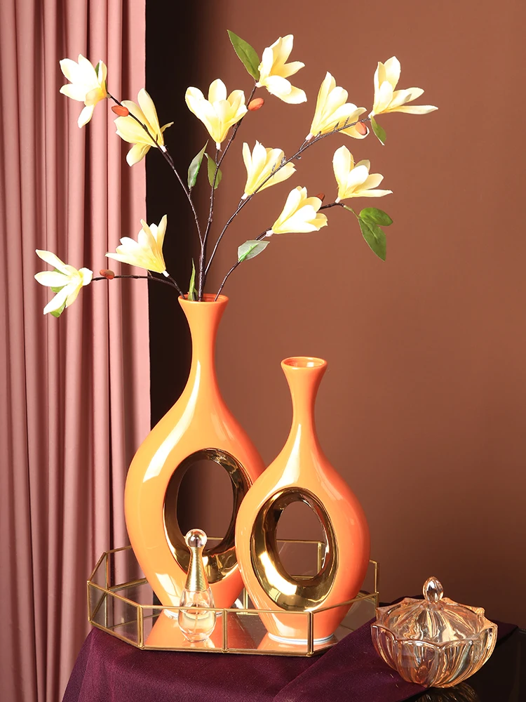 Modern luxury vase ornaments living room TV cabinet flower arrangement European creative wine decoration home maison vases for
Modern luxury vase ornaments living room TV cabinet flower arrangement European creative wine decoration home maison vases for