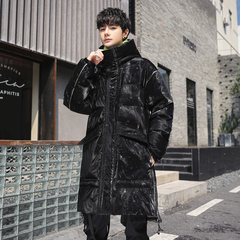 New Youth Handsome Glossy Trendy Down Jacket Mens Long Type Thickened Parka Coat 90%White Duck Down Clothes Fashionable Jacket
New Youth Handsome Glossy Trendy Down Jacket Mens Long Type Thickened Parka Coat 90%White Duck Down Clothes Fashionable Jacket