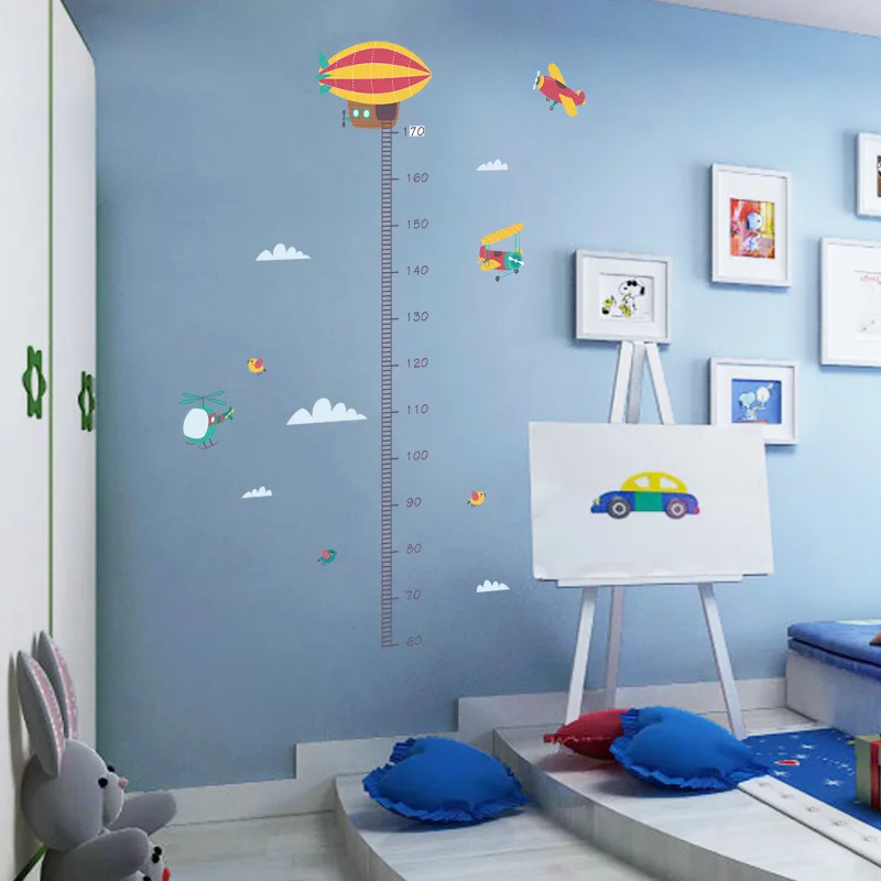 1 Pc Balloon Plane Height Sticker Child Growth Measurement Ruler for Living Room Bedroom Kindergarten Decoration Wall Stickers
1 Pc Balloon Plane Height Sticker Child Growth Measurement Ruler for Living Room Bedroom Kindergarten Decoration Wall Stickers