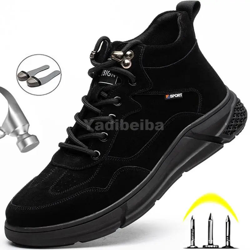 Safety Work Shoes Men Steel Toe Shoes Indestructible Puncture-Proof Work Safety Boots Plush Warm Winter Shoes Men's Boots
Safety Work Shoes Men Steel Toe Shoes Indestructible Puncture-Proof Work Safety Boots Plush Warm Winter Shoes Men's Boots