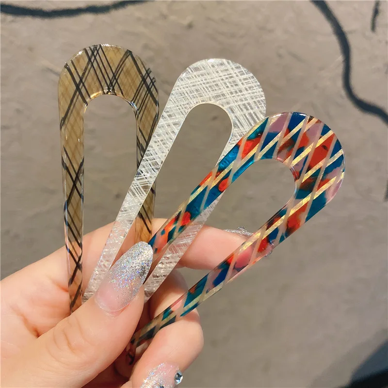 Hairpins Acetate Hair Sticks U Shape Fork Hairpins Resin Hair Sticks Hair Accessories Headwear Geometric Hair Sticks Hair Clips
Hairpins Acetate Hair Sticks U Shape Fork Hairpins Resin Hair Sticks Hair Accessories Headwear Geometric Hair Sticks Hair Clips