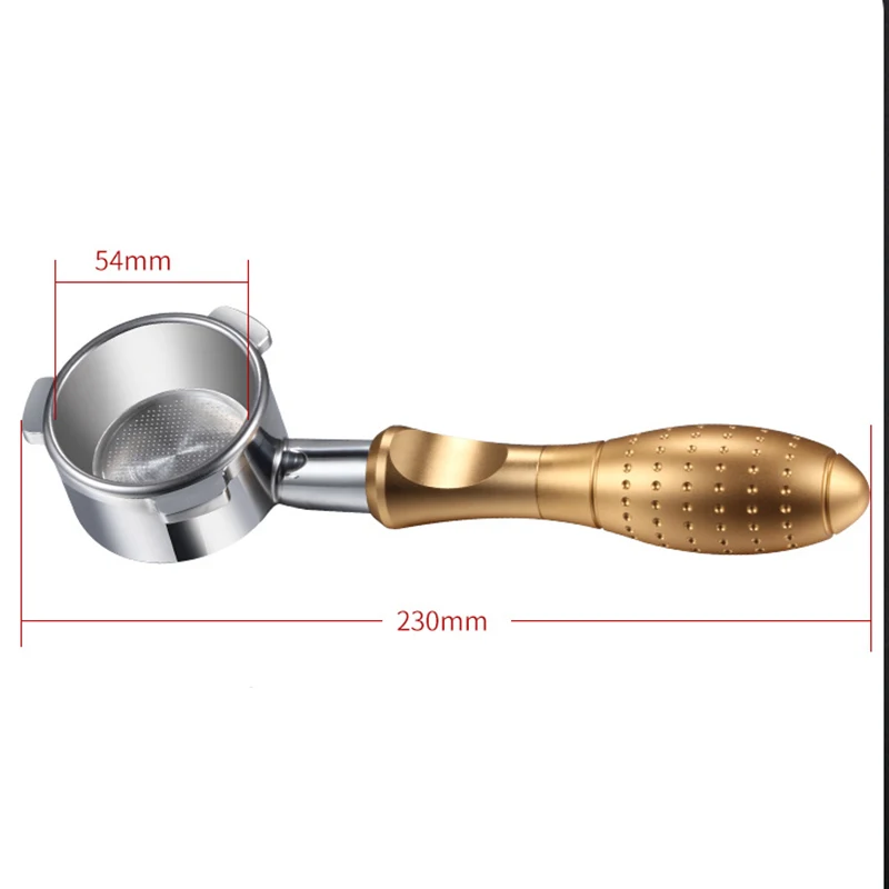54mm Portafilter for Breville 8 Series Coffee Bottomless Portafilter Stainless Steel Alloy Coffee Machine Filter
54mm Portafilter for Breville 8 Series Coffee Bottomless Portafilter Stainless Steel Alloy Coffee Machine Filter