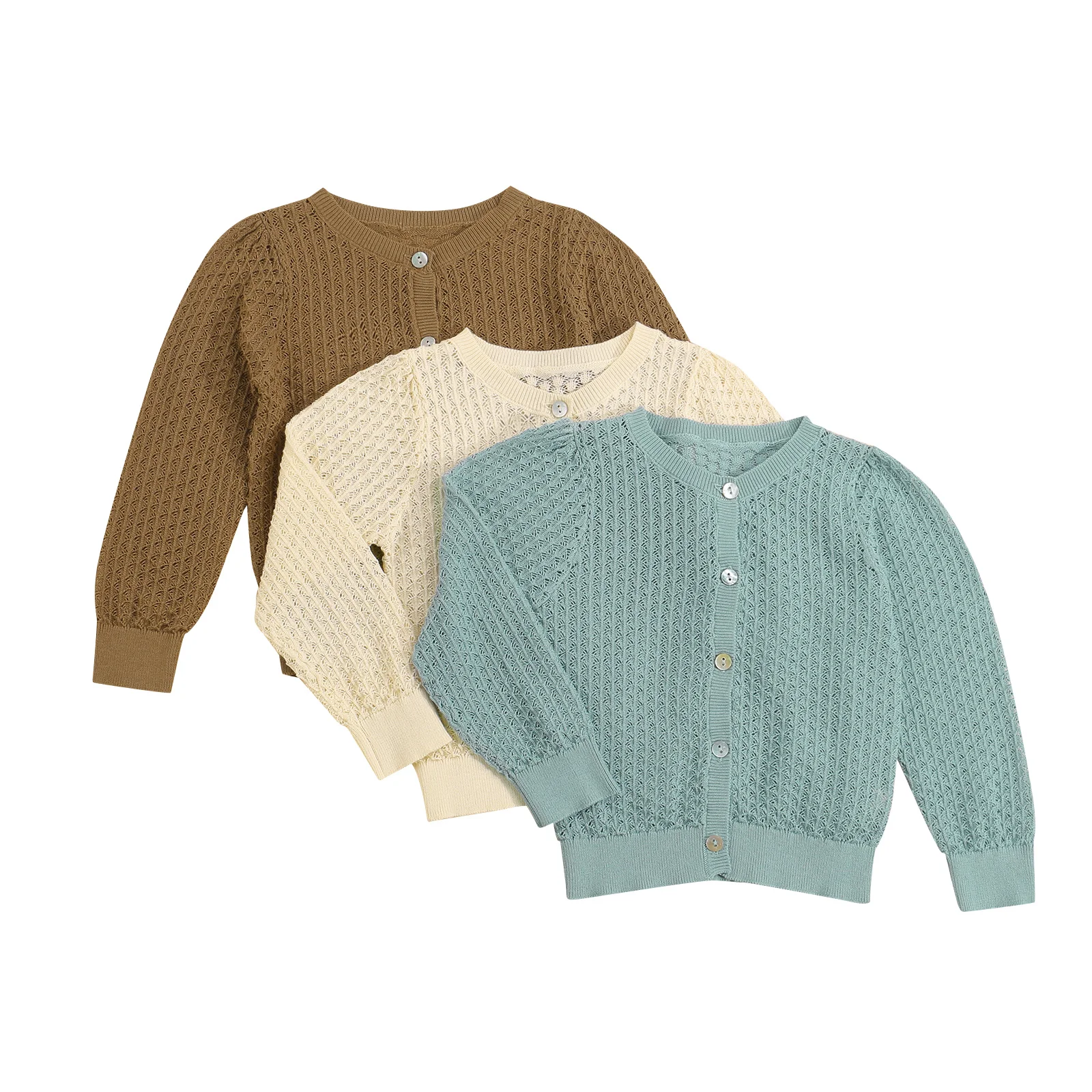 Autumn Kids Girls Boys Sweater Outwear Solid Long Sleeve Knitted Button-Open Cardigan Tops 3 Colors 1-6Y
Autumn Kids Girls Boys Sweater Outwear Solid Long Sleeve Knitted Button-Open Cardigan Tops 3 Colors 1-6Y
