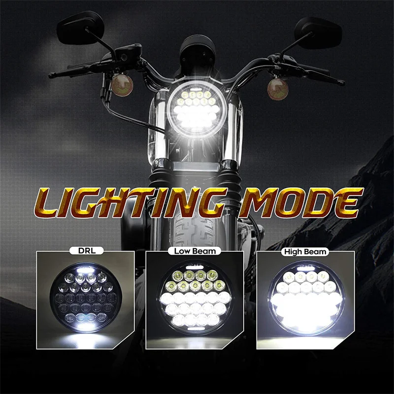 5-3/4" 5.75 inch Headlight Motorcycle Motor LED Projector DRL Car Light Headlamp For Harley Sportster 1200 XL1200L Custom XL1200
5-3/4" 5.75 inch Headlight Motorcycle Motor LED Projector DRL Car Light Headlamp For Harley Sportster 1200 XL1200L Custom XL1200