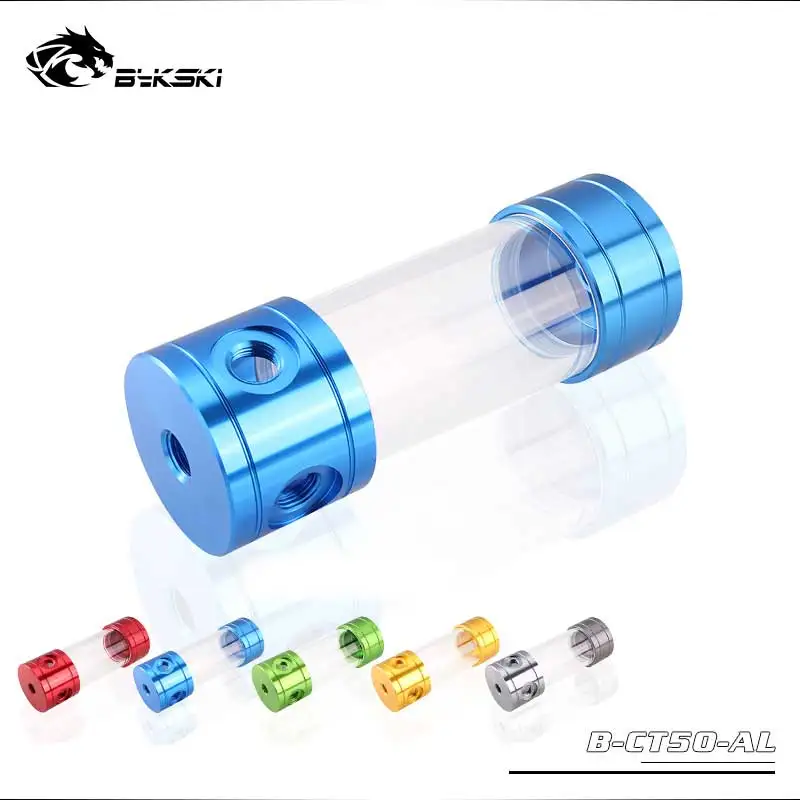 Bykski Water Cooling Tank B-CT50-AL, 50mm Cylinder Tanks, Aluminum Alloy Acrylic Cover Body Length 150/200 / 260mm Water tank
Bykski Water Cooling Tank B-CT50-AL, 50mm Cylinder Tanks, Aluminum Alloy Acrylic Cover Body Length 150/200 / 260mm Water tank