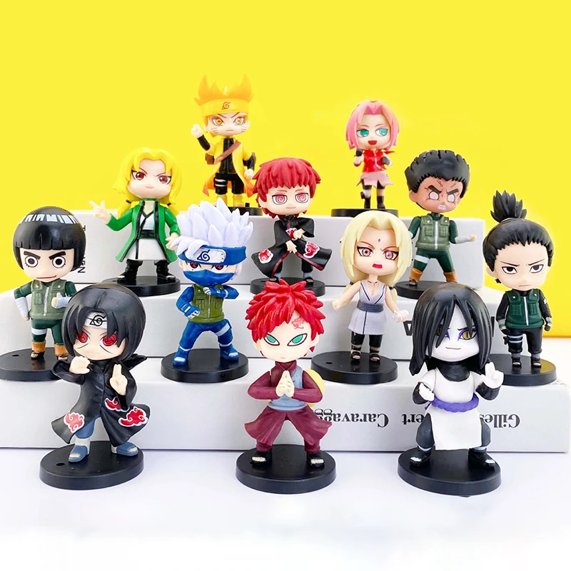 12pcs/set Kawaii Uchiha Sasuke Japan Anime Figure PVC Toy Cute Haruno Sakura Hatake Kakashi Uzumaki Doll Room Decor Gift for Boy
12pcs/set Kawaii Uchiha Sasuke Japan Anime Figure PVC Toy Cute Haruno Sakura Hatake Kakashi Uzumaki Doll Room Decor Gift for Boy