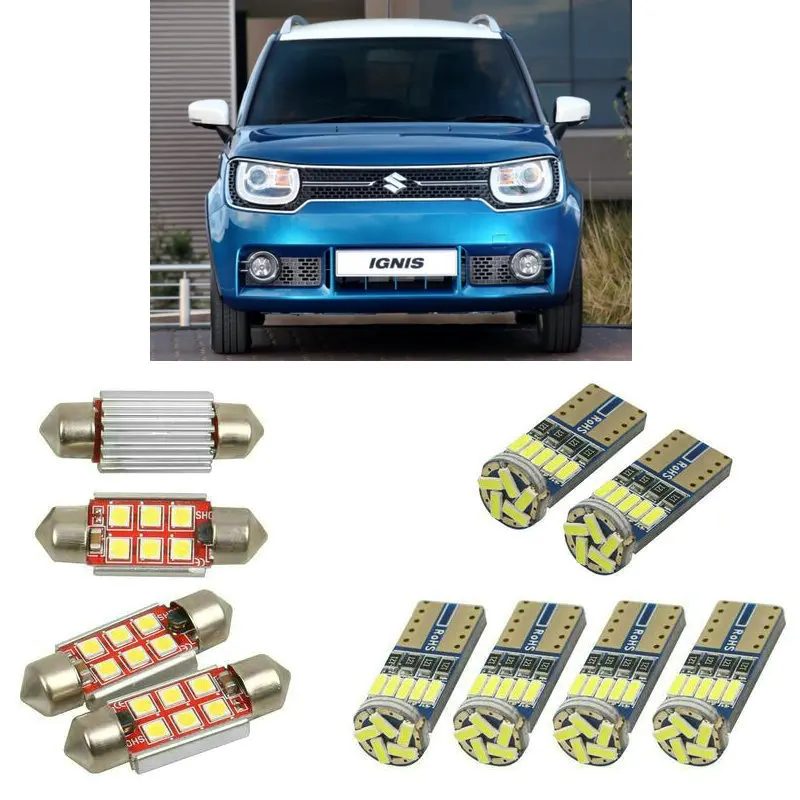 Сверхъяркие Внутренние светодиодные автомобильные фары для suzuki ignis 1 FH 2 MH 3 mf