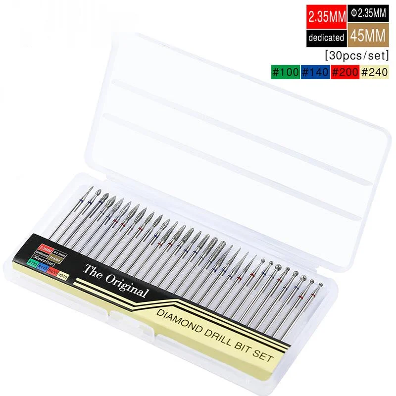 Nail Art Diamond Grinding Head Set C Tungsten Alloy Grinding Head Polishing Tools 30pcs
Nail Art Diamond Grinding Head Set C Tungsten Alloy Grinding Head Polishing Tools 30pcs