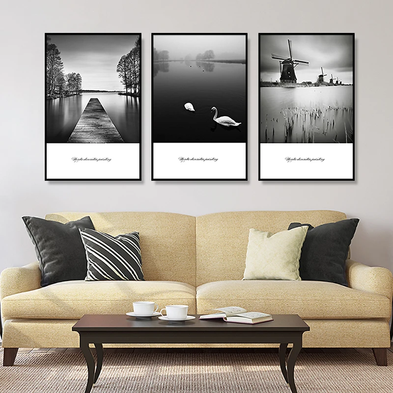 Nordic Style Minimalist Painting Black And White Bridge Wall Art Poster Canvas Painting Landscape Pictures For Living Room 
Nordic Style Minimalist Painting Black And White Bridge Wall Art Poster Canvas Painting Landscape Pictures For Living Room