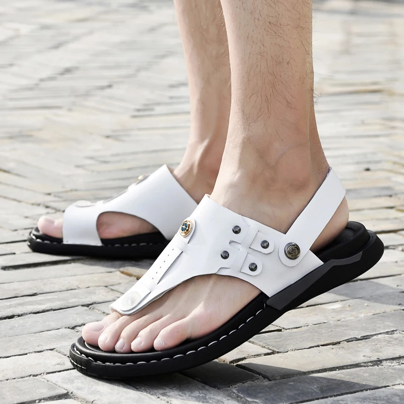 New Summer Men Sandals Plus Size 38~45 Male Flip Flops Men Comfortable Casual Shoes Leather Men Breathable Beach Shoes %
New Summer Men Sandals Plus Size 38~45 Male Flip Flops Men Comfortable Casual Shoes Leather Men Breathable Beach Shoes %